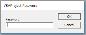 VBAProject Password