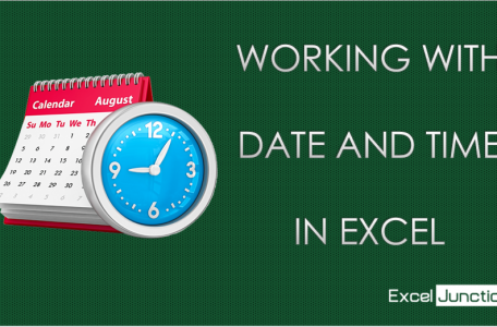 Working with DATE and TIME in Excel