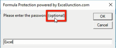 Password Protection for Formulas