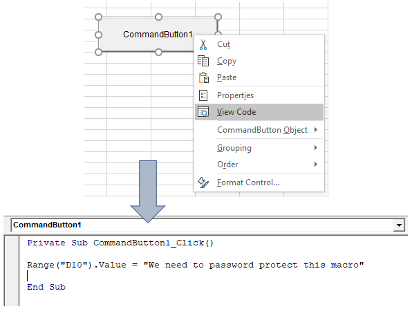 Insert Code in VB Editor